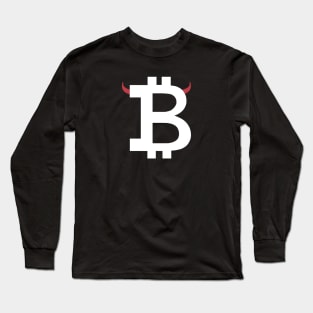 Bitcoin Devil Long Sleeve T-Shirt